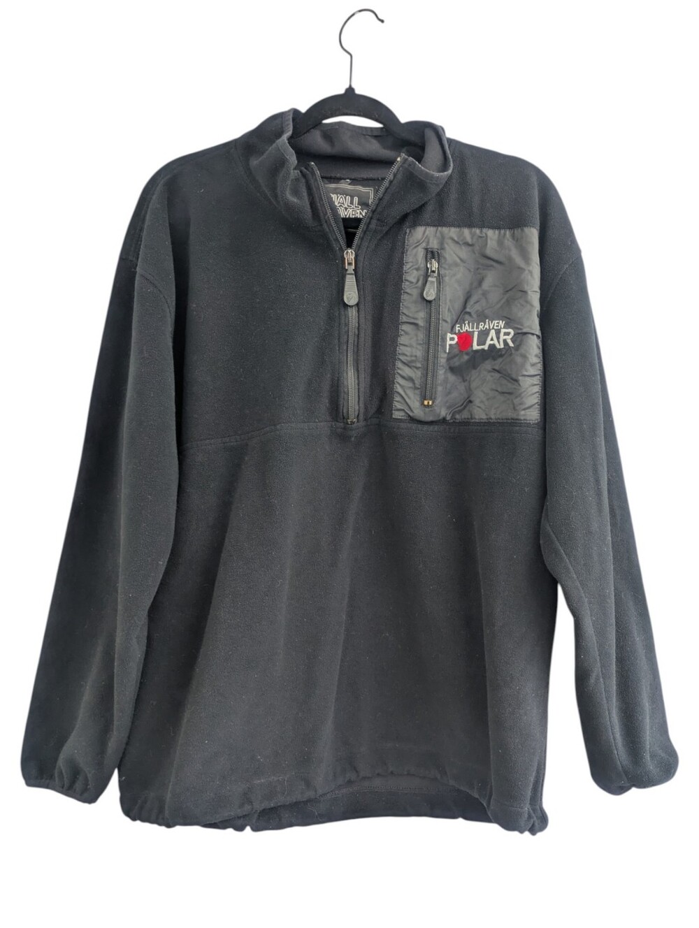 Fjallraven Black Fleece 1/2 Zip Pullover